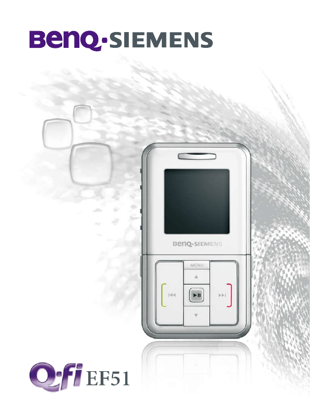 BenQ Siemens ef51 n Owner Manual | Manualzz