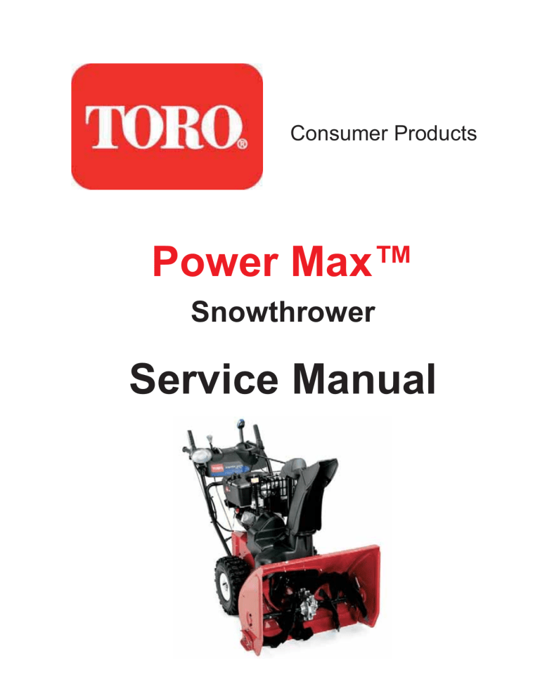 Toro Power Max Heavy Duty 1028 OHXE Snowthrower, Power Max Heavy Duty