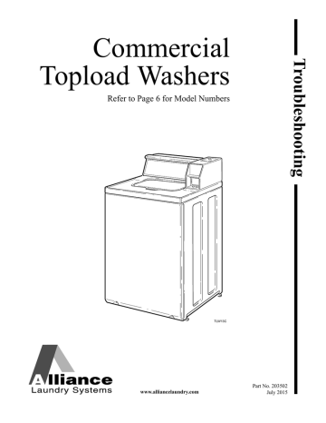 Troubleshooting Manual - Andrew Barton Laundry Machines | Manualzz