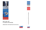 KMT H2O JET Waterjet Intensifier Operation and Maintenance Manual