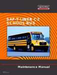 Saf-T-Liner C2 School Bus Maintenance Manual