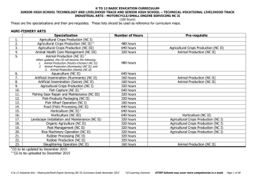 Motorcycle Small Engine Servicing Curriculum Guide | Manualzz