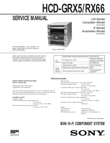 Service Manual Manualzz