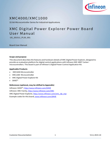 XMC Digital Power Explorer User Manual | Manualzz