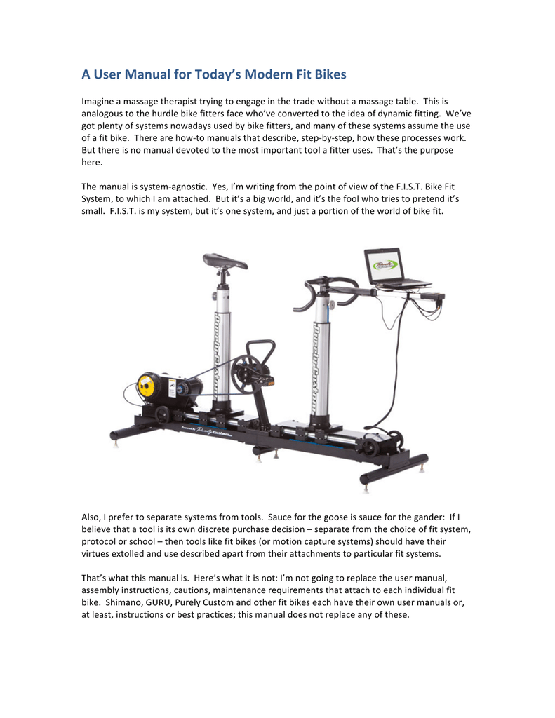 bike fit systems