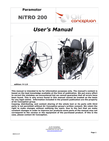 Nitro 200 engine manual v1 | Manualzz