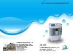 Oxygen Concentrator JAY 3, JAY 3B, ... User Manual