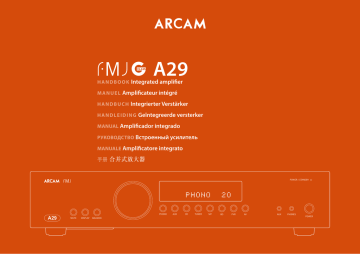 Arcam A29 Integrated Amplifier User Manual | Manualzz