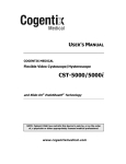 Cogentix Medical CST-5000 5000i - User Manual