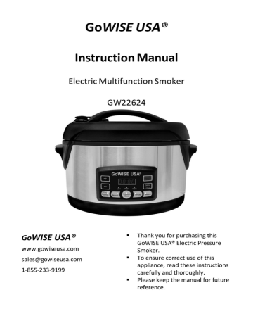 Gowise pressure cooker discount manual