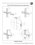 YKK AP YCW 750 OGP Outside Glazed Curtain Wall System Installation Manual