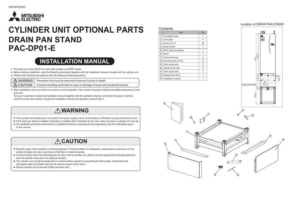 band drain installation