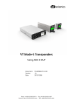 Mode-S Transponder VT 01 Ultracompact User manual