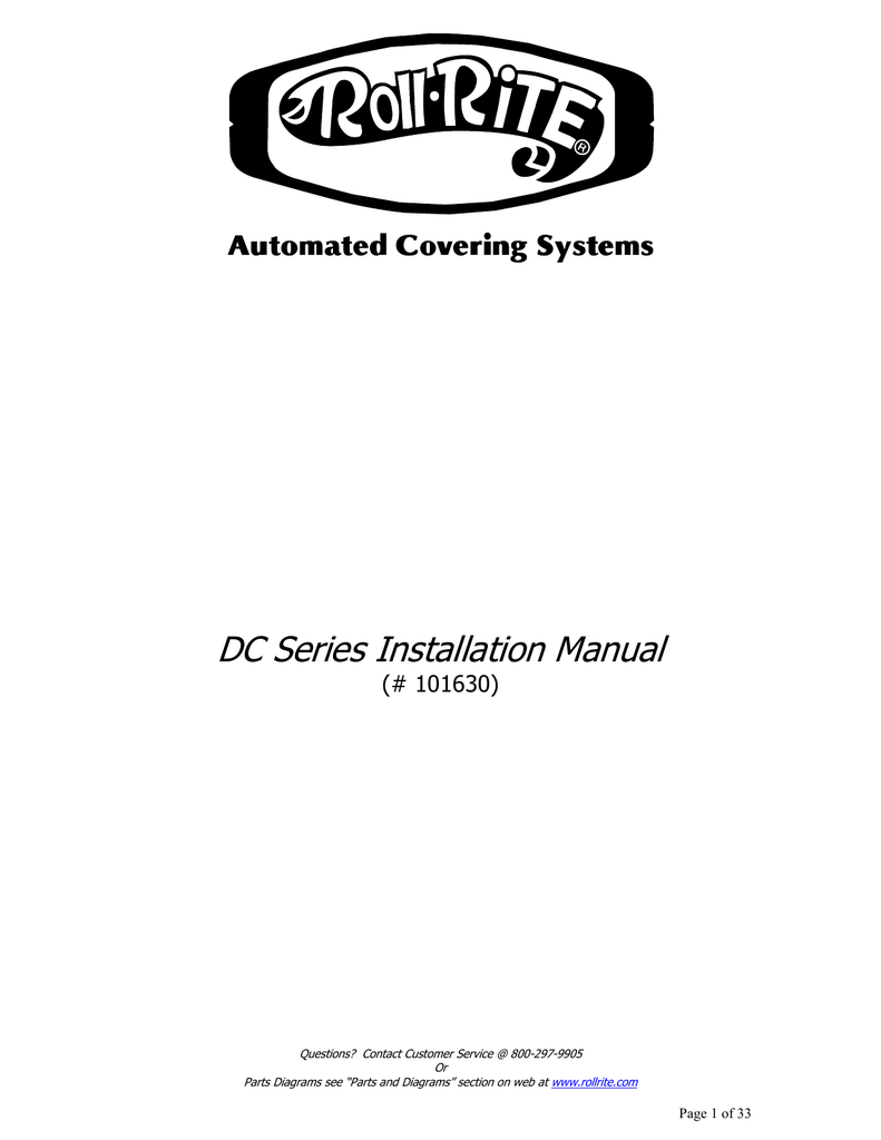 DC Series Installation Instructions Manualzz