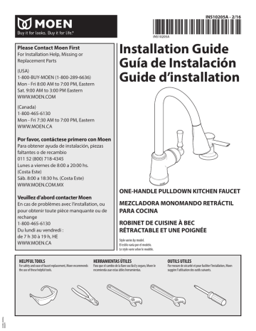 Moen 87028srs Edwyn Spot Resist Stainless 1 Handle Deck Mount Pull Down Handle Lever Commercial Residential Kitchen Faucet Installation Guide Manualzz