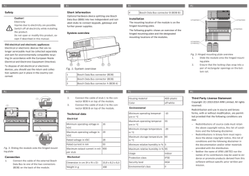 Bosch CAN Splitter Module ICP-MAP0012 Installation Manual | Manualzz