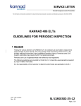 Kannad 406 ELTs Service Letter
