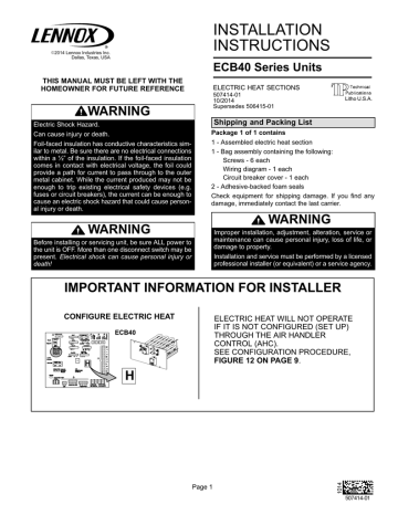 Installation Manual | Manualzz