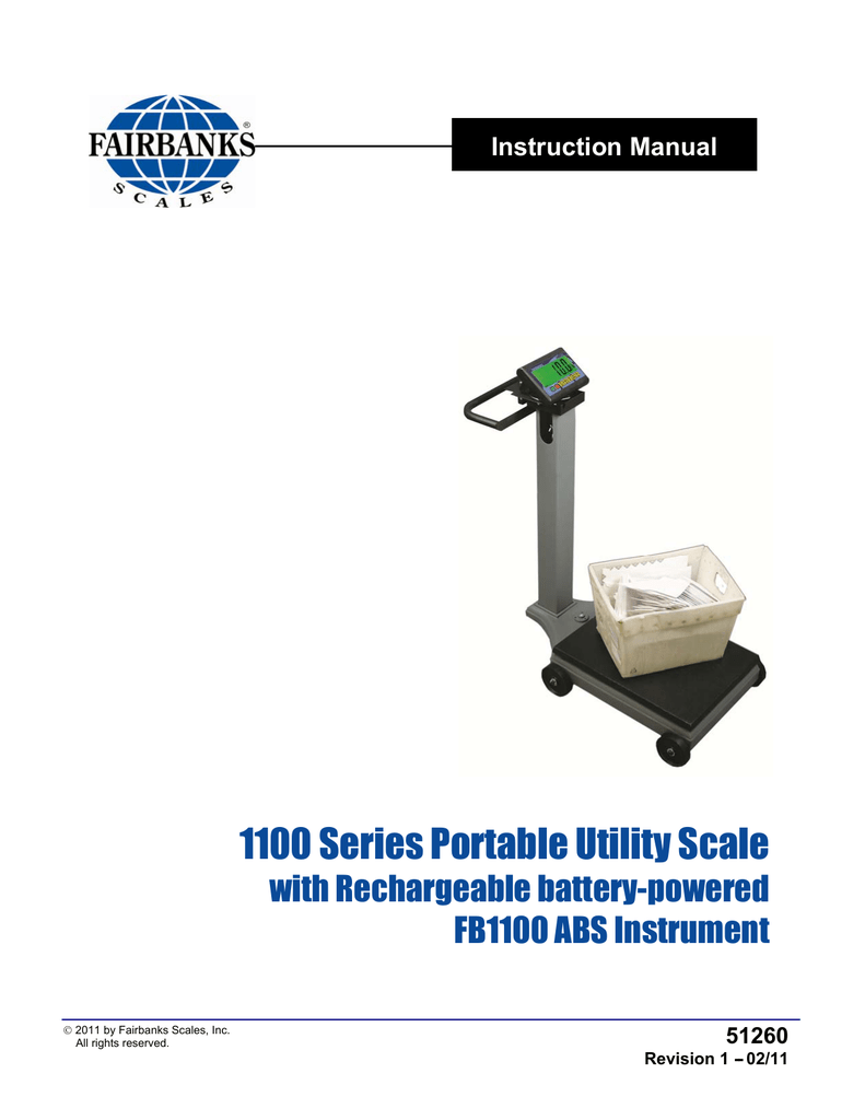 fairbanks ultegra scale manual
