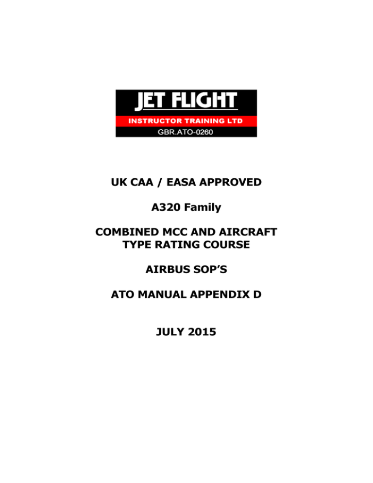 A320 computer based training