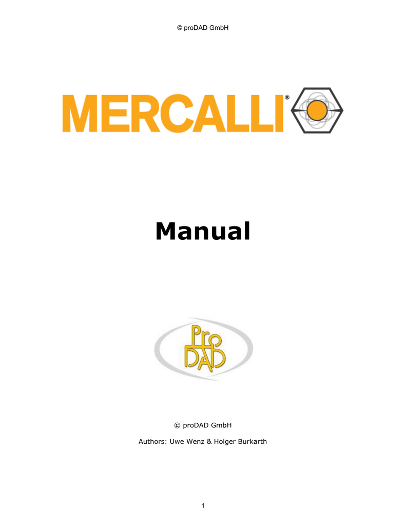 Mercalli 3.0 Инструкция