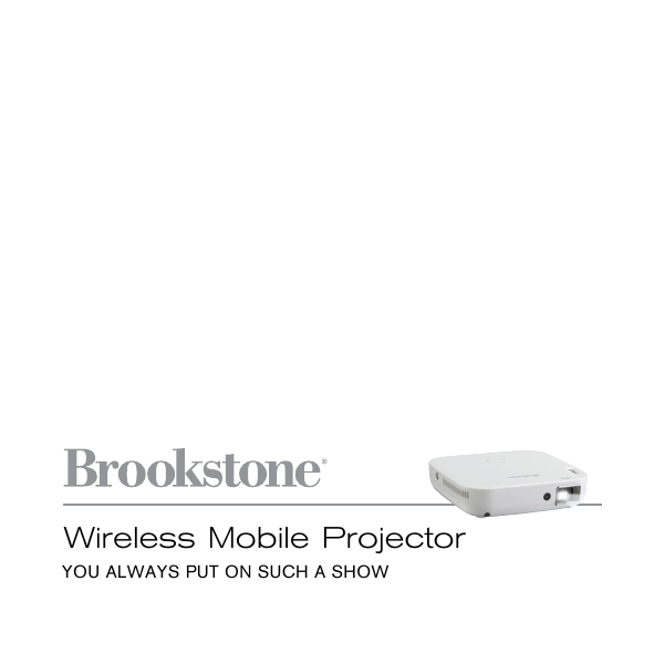 Brookstone 975362 Operating Instructions Manual Manualzz