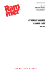Rammer 1655 Operator's Manual