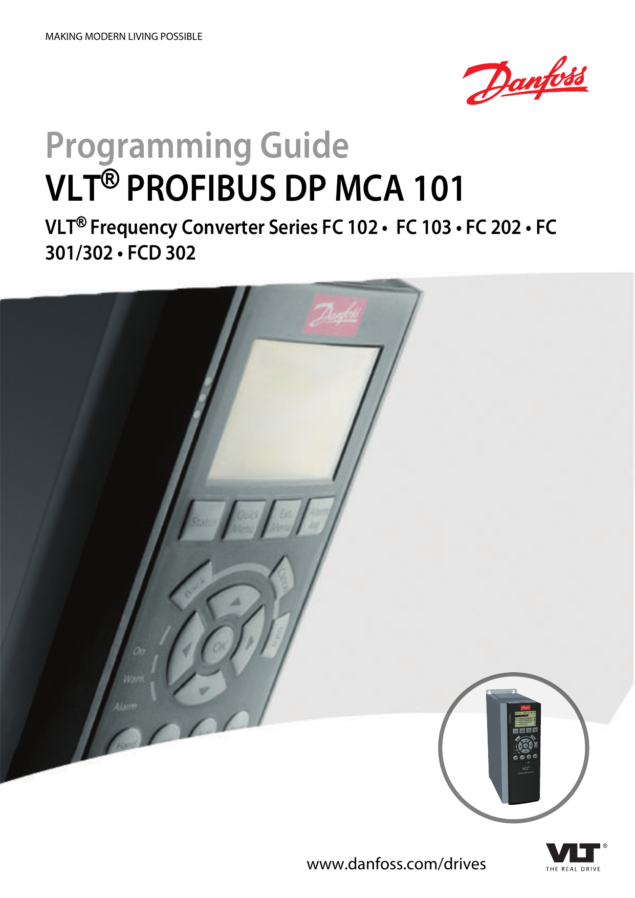 Danfoss MCA101 PROFIBUS OPTION A 130B1100 VLT FC300 FC202 FC102 