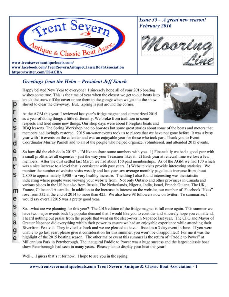 Read The February Issue Of Mooring Line Manualzz