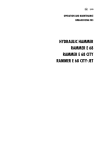 Hydraulic Hammer Rammer E 68 City-Jet Operation and Maintenance Manual