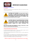 Engine Heater Instructions