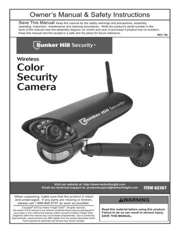 Bunker Hill Security 62367 Owner S Manual Manualzz