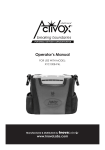 Portable Oxygen Concentrator Activox XYC100B-P4L Operator's Manual
