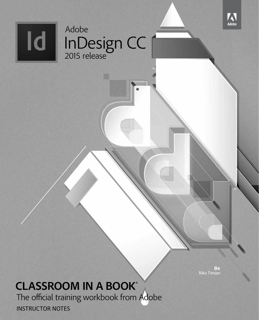 Adobe InDesign CC - Manualzz