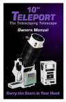 Teleport 10" Owners Manual