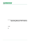 ALTENDORF F45 ProDrive Operating Manual