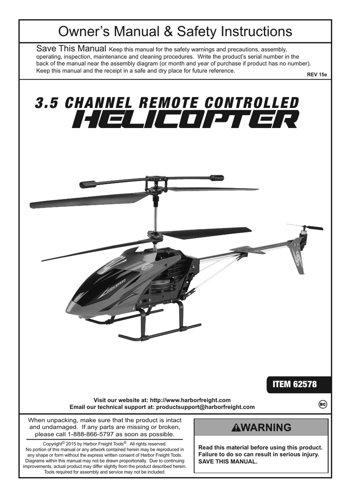 harbor freight rc helicopter