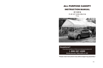 Coverpro 10X20 Assembly Instructions : Amazon Com Advance Outdoor