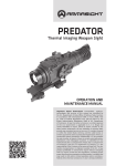 Armasight Predator Operation and Maintenance Manual