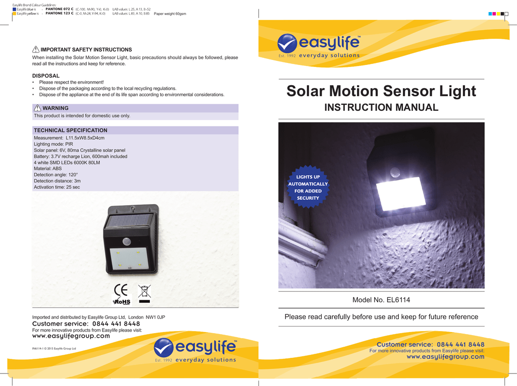 Схема solar motion sensor light