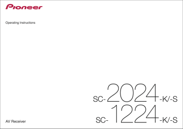 Pioneer Sc 24 User Manual Manualzz