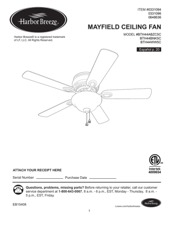 1 Pdf Com Manualzz 1 Pdf Com Manualzz, Harbor Breeze Pawtucket Ceiling Fan Wiring Diagram