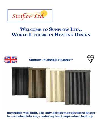 Radiator Sunflow Electric Heating 1500 Watt Portable Electric