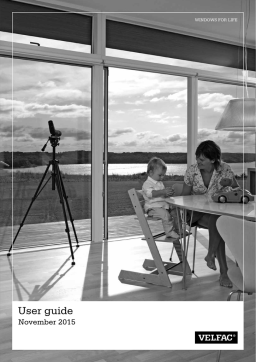 VELFAC Window User Guide - 200 Sidehung, 200 Topguided, 200 Tophung, 200 Fixed casement, 200 Sideguided, 200 Tophung fully reversible