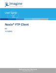 Nexio FTP Client 8.2 User Guide