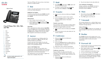 cisco ip phone 7811 user guide