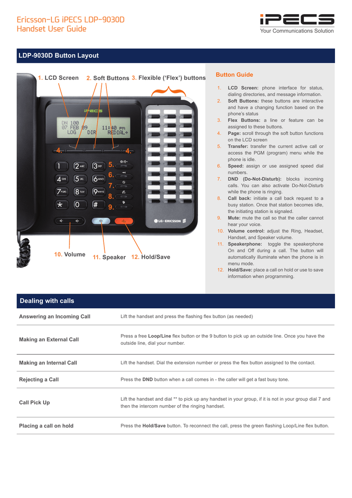 LG IPECS Ldp 9008d Telephone Digital Handset Ldp-9008d for sale online 