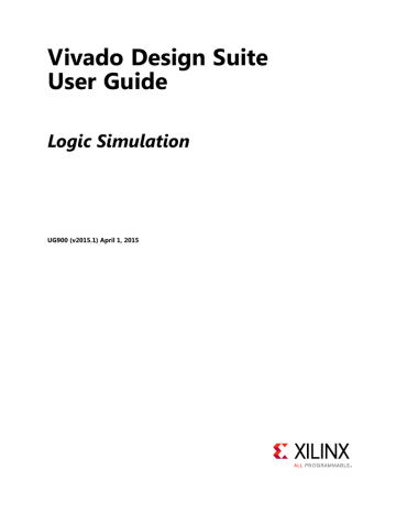 Xilinx Logic Simulation User Guide | Manualzz