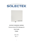 SkyWay-Essence ES600 wireless kit User Guide
