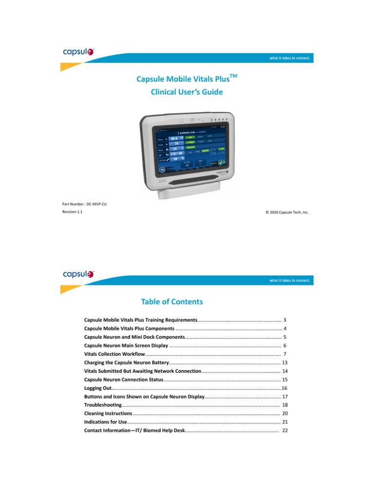 capsule neuron mvp clinical user guide